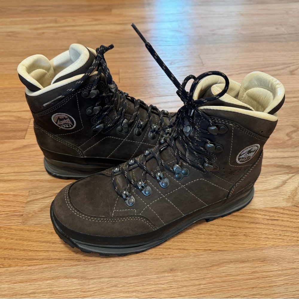 Lowa Trekker Nubuck Slate Hiking Trekking Boots Sz 39 8